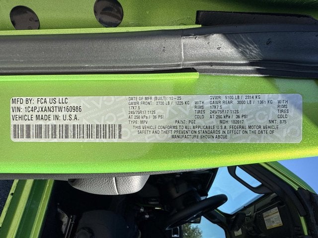 2026 Jeep Wrangler Sport