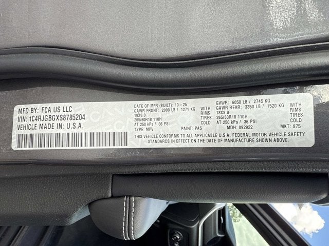 2025 Jeep Grand Cherokee Limited