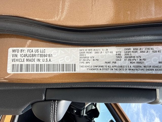2026 Jeep Grand Cherokee Limited