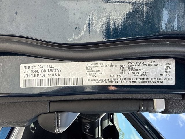 2026 Jeep Grand Cherokee Limited Reserve