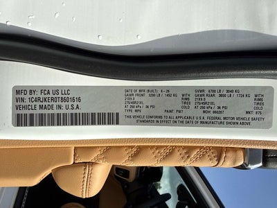 2026 Jeep Grand Cherokee L Summit