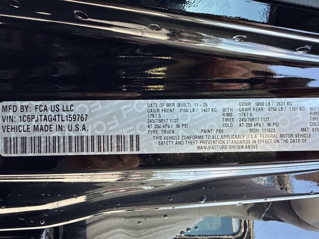 2026 Jeep Gladiator Sport S