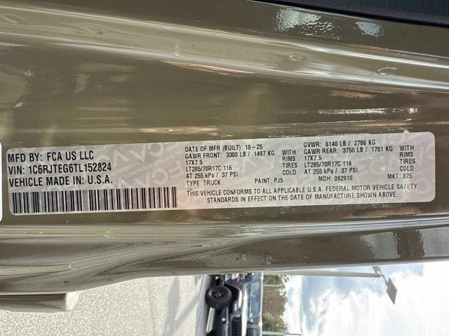 2026 Jeep Gladiator Mojave X