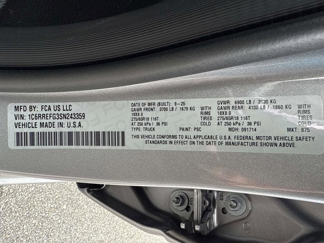 2025 RAM 1500 Big Horn