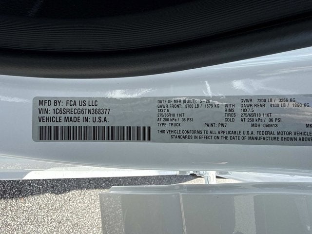 2026 RAM 1500 Tradesman