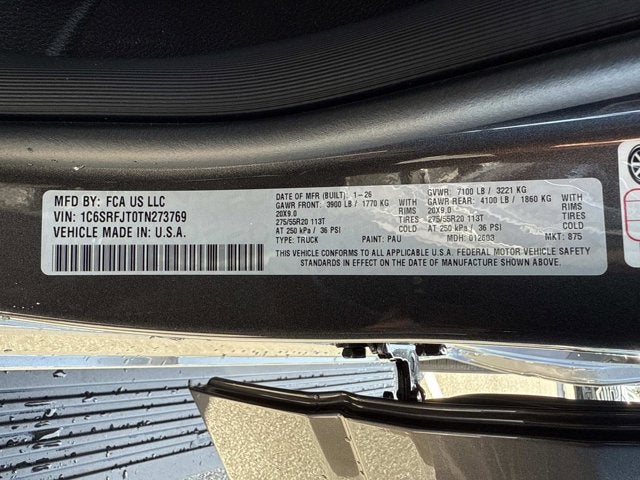 2026 RAM 1500 Laramie