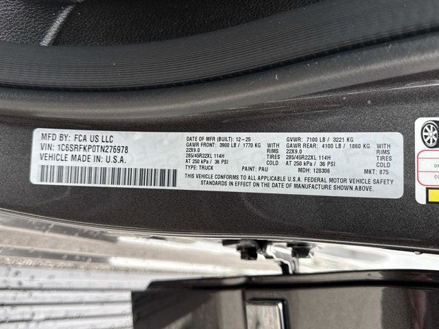 2026 RAM 1500 Tungsten