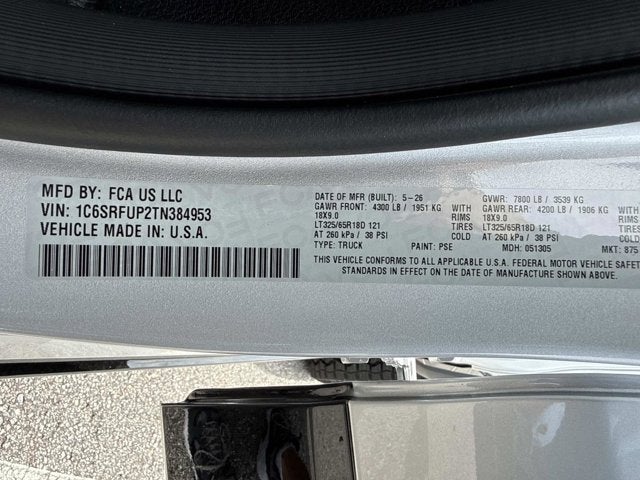 2026 RAM 1500 RHO