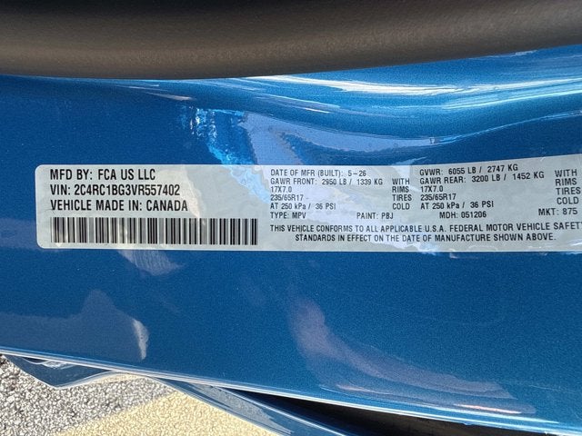 2027 Chrysler Pacifica Limited