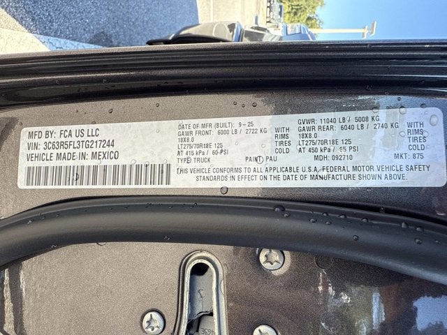 2026 RAM 2500 Laramie