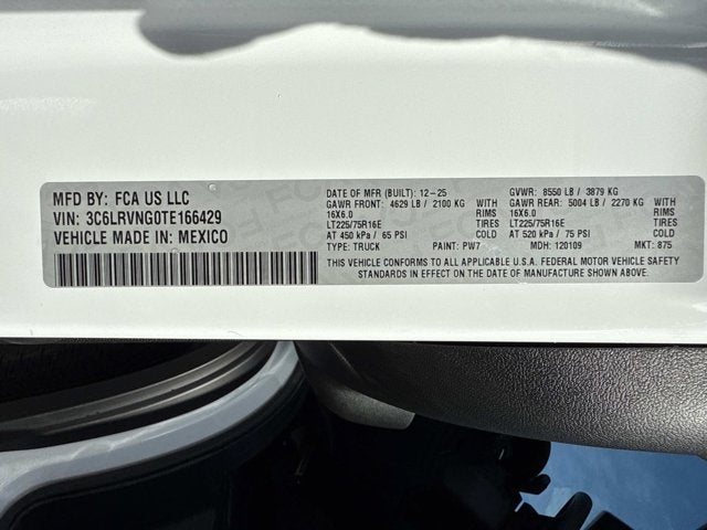 2026 RAM ProMaster Cargo Van Tradesman