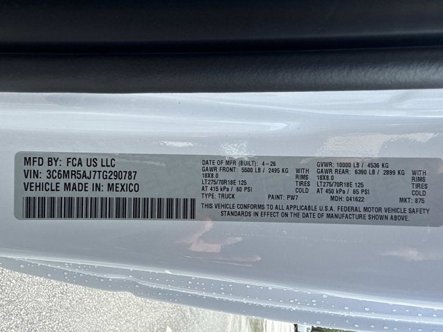 2026 RAM 2500 Tradesman