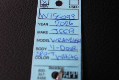 2026 Jeep Wrangler Sport