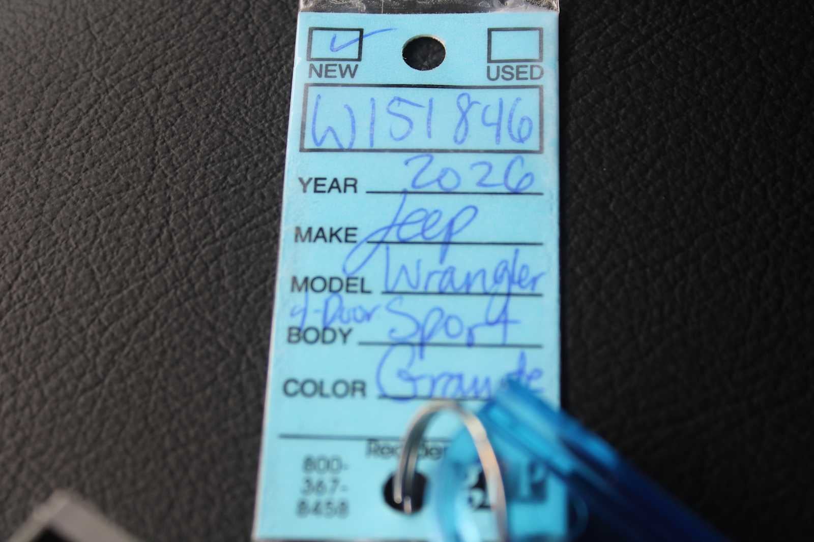 2026 Jeep Wrangler WRANGLER 4-DOOR SPORT