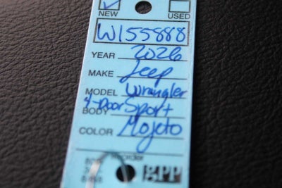 2026 Jeep Wrangler WRANGLER 4-DOOR WILLYS