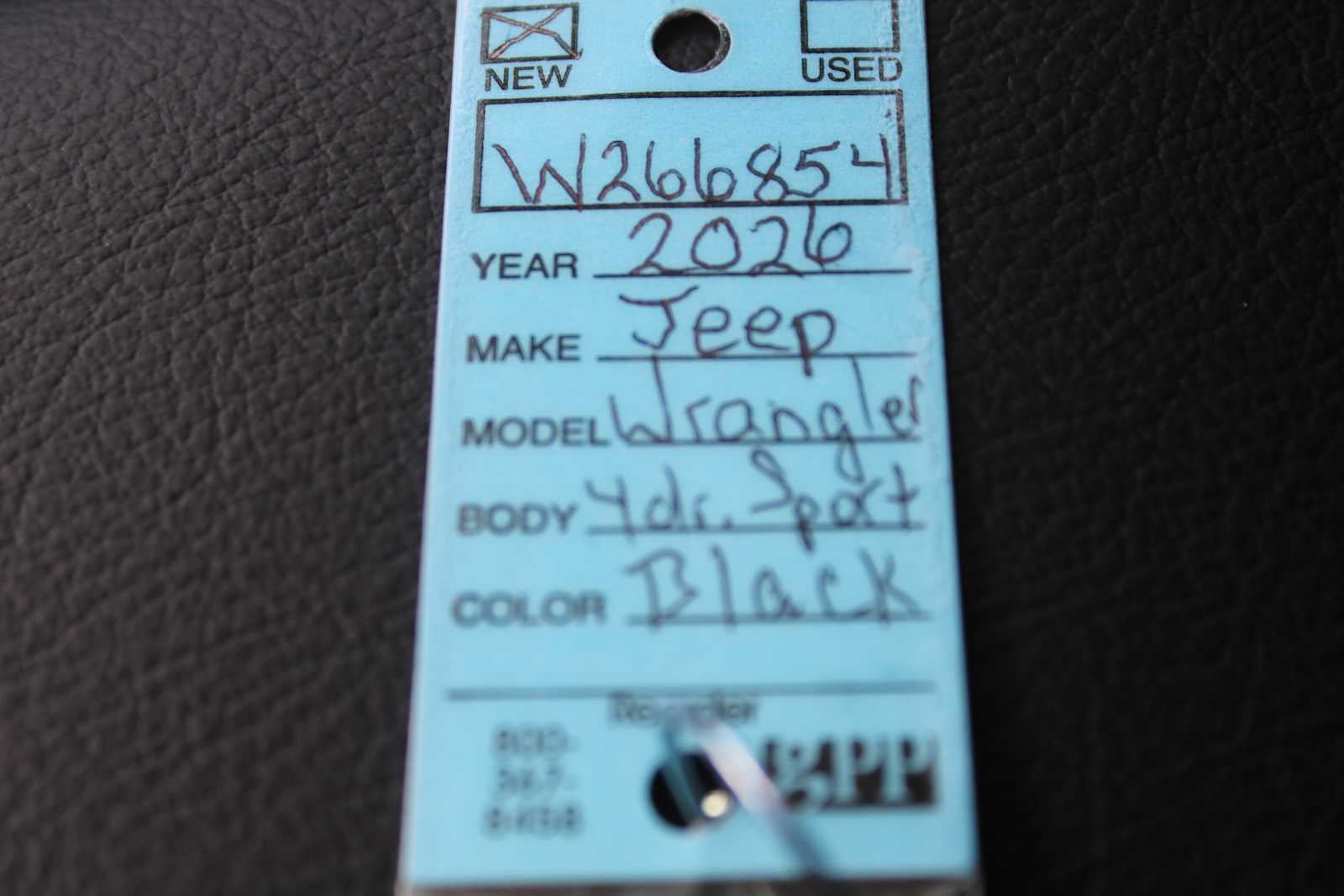 2026 Jeep Wrangler WRANGLER 4-DOOR WILLYS