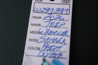 2026 Jeep Wrangler Sahara
