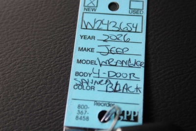 2026 Jeep Wrangler WRANGLER 4-DOOR SAHARA