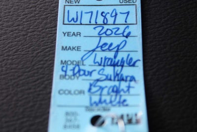 2026 Jeep Wrangler WRANGLER 4-DOOR SAHARA