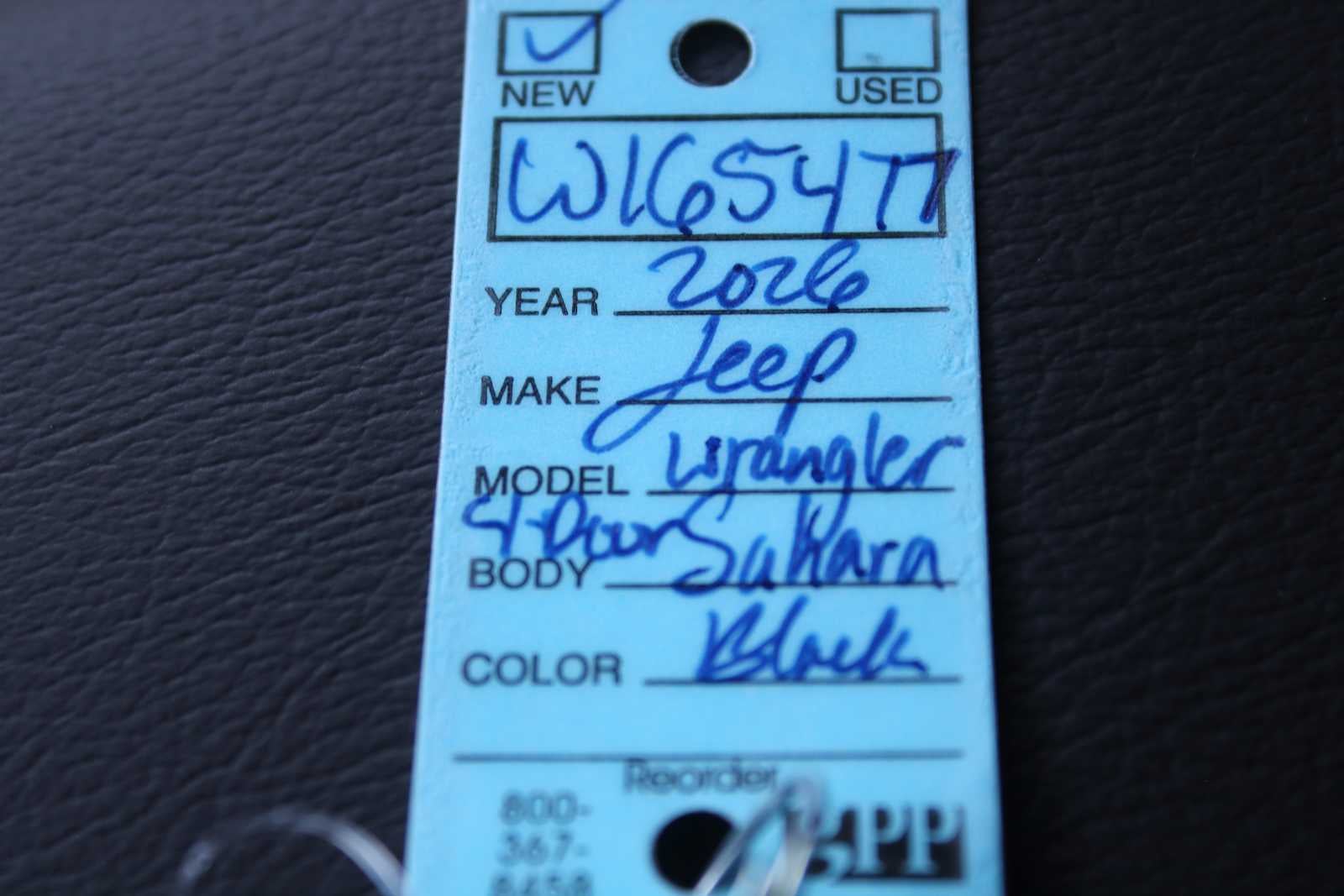 2026 Jeep Wrangler WRANGLER 4-DOOR SAHARA