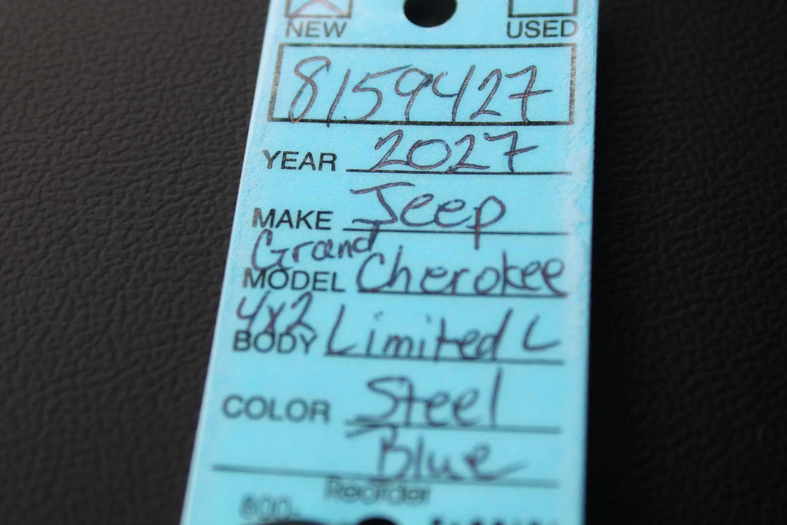 2027 Jeep Grand Cherokee L Limited