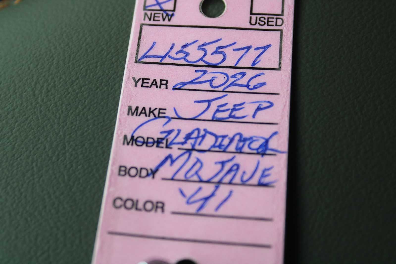 2026 Jeep Gladiator GLADIATOR MOJAVE X 4X4