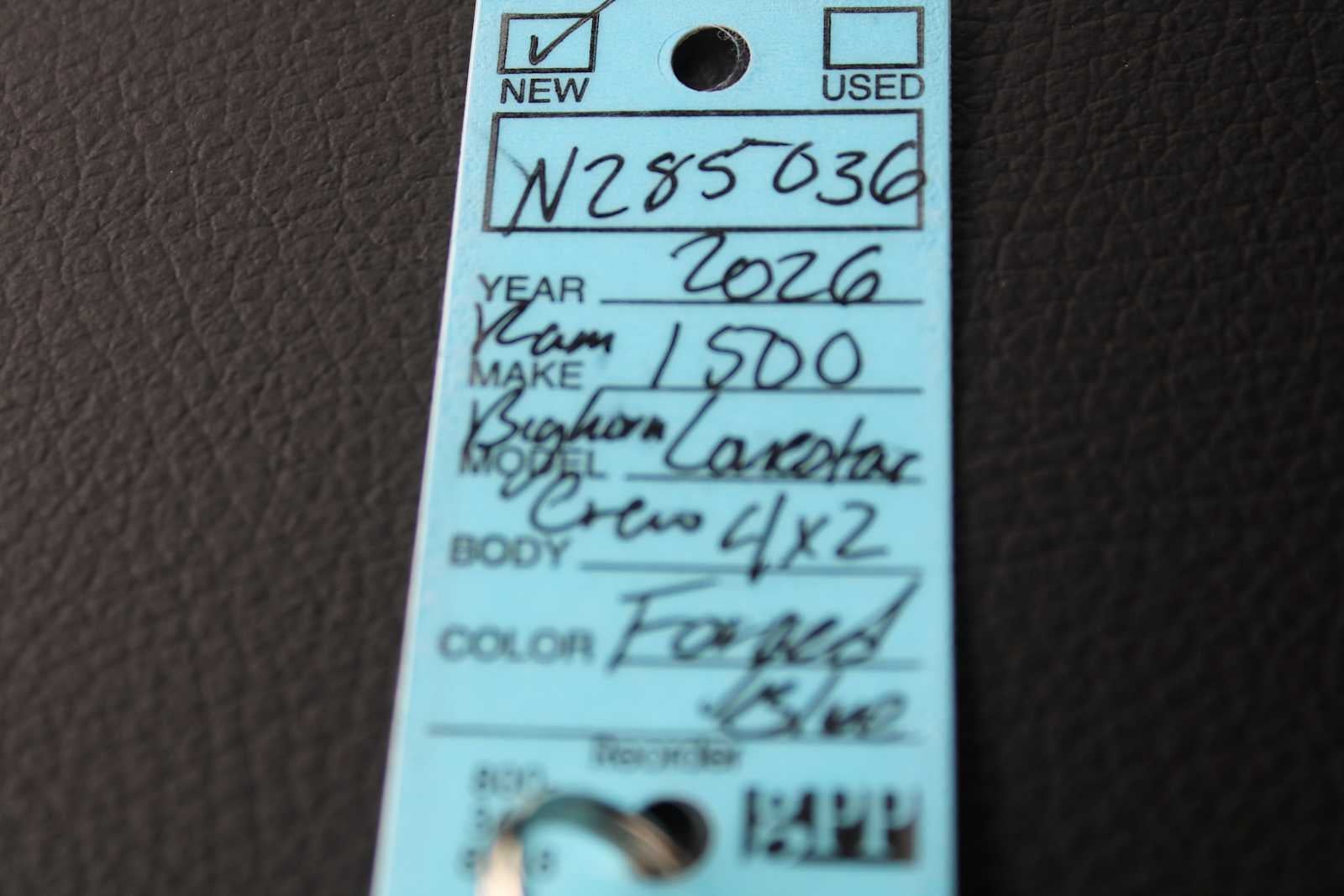 2026 RAM Ram 1500 RAM 1500 BIG HORN CREW CAB 4X2 5'7' BOX