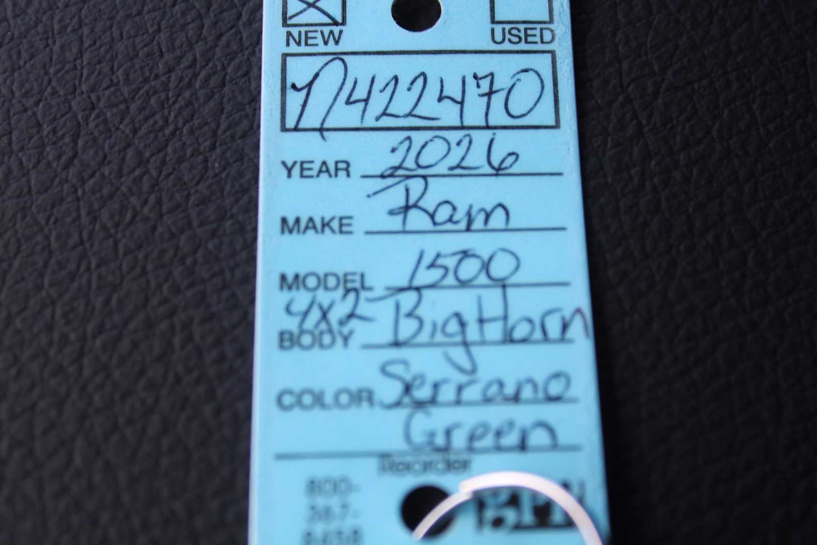 2026 RAM 1500 Big Horn