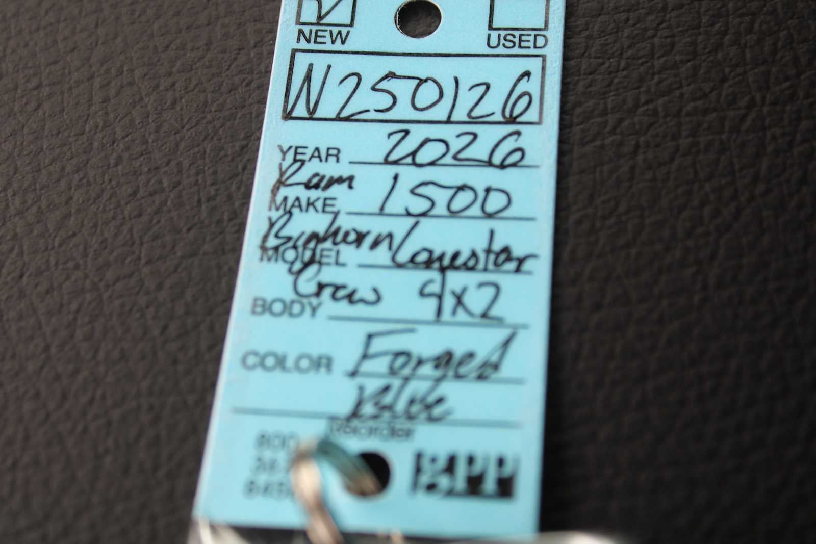 2026 RAM Ram 1500 RAM 1500 BIG HORN CREW CAB 4X2 5'7' BOX