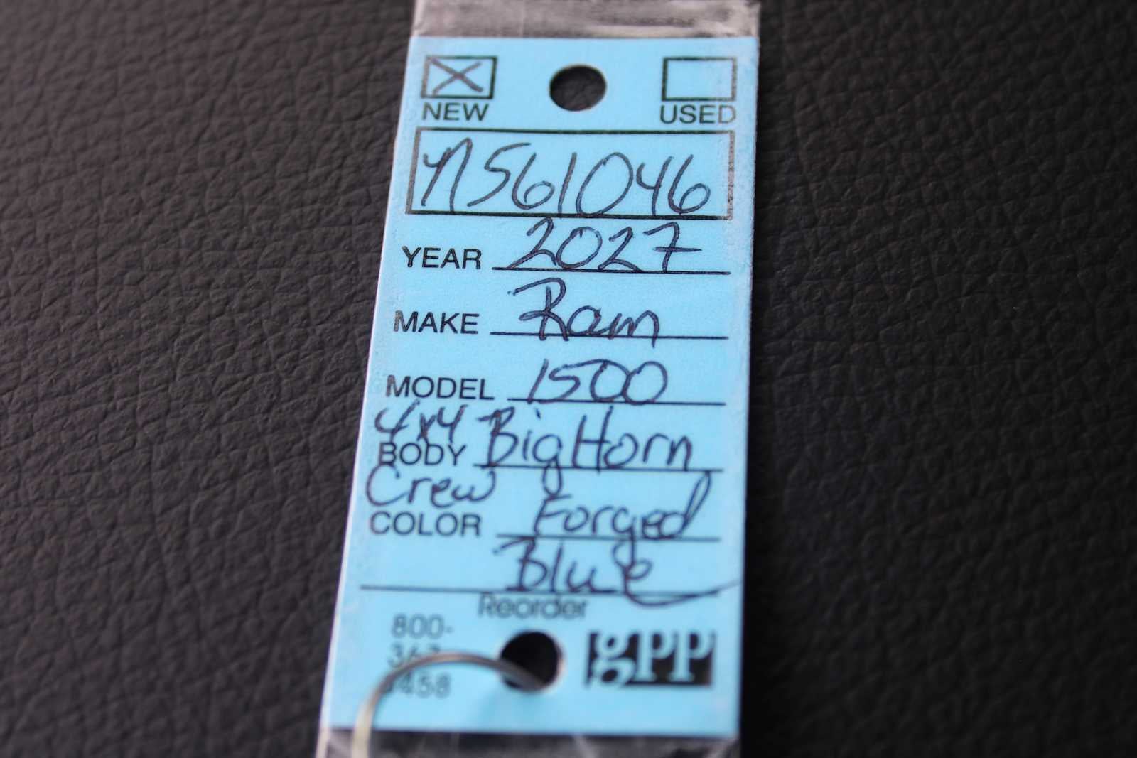 2027 RAM 1500 Big Horn