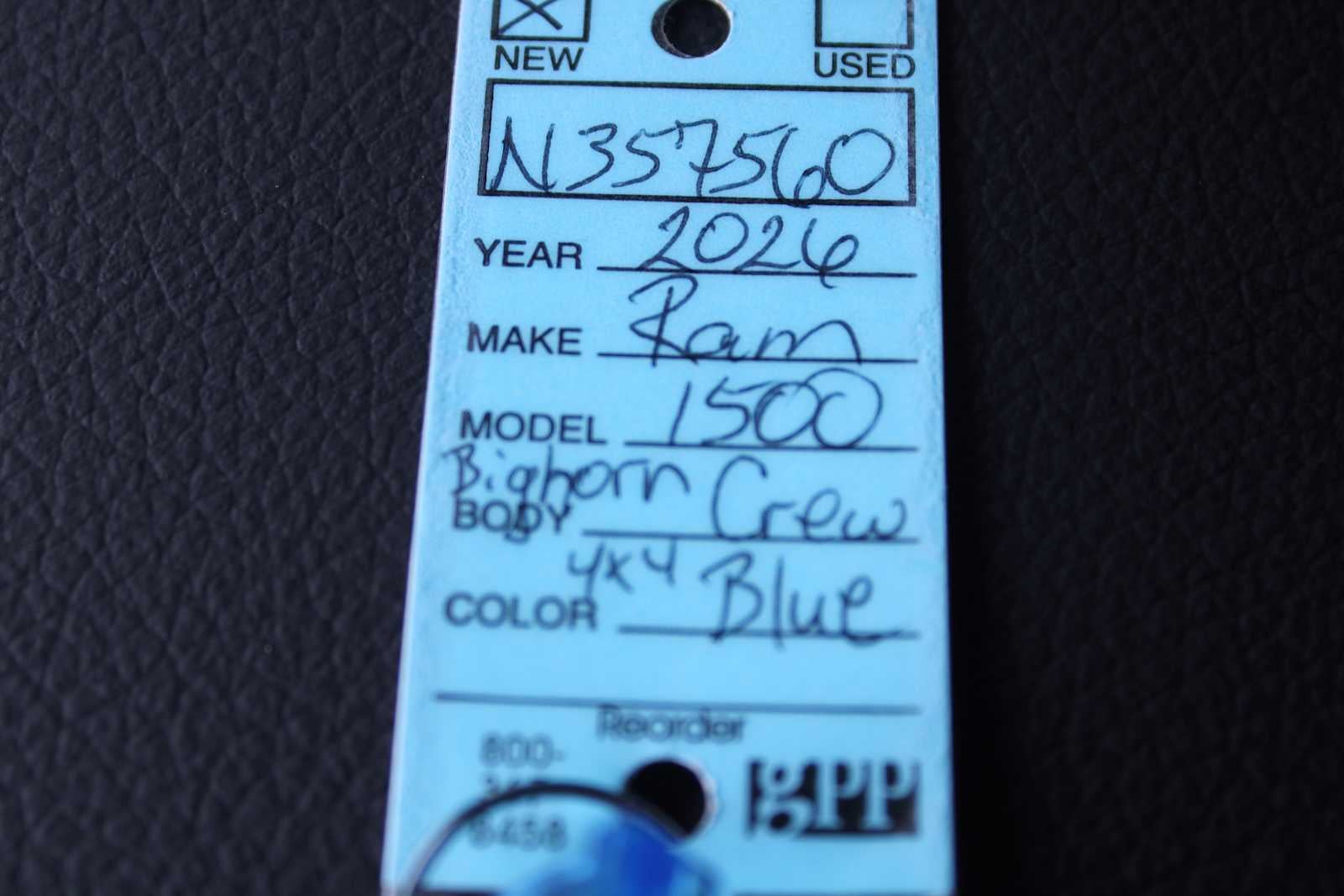 2026 RAM 1500 Big Horn