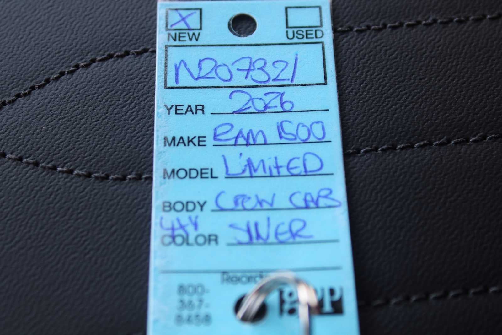 2026 RAM Ram 1500 RAM 1500 LIMITED CREW CAB 4X4 5'7' BOX