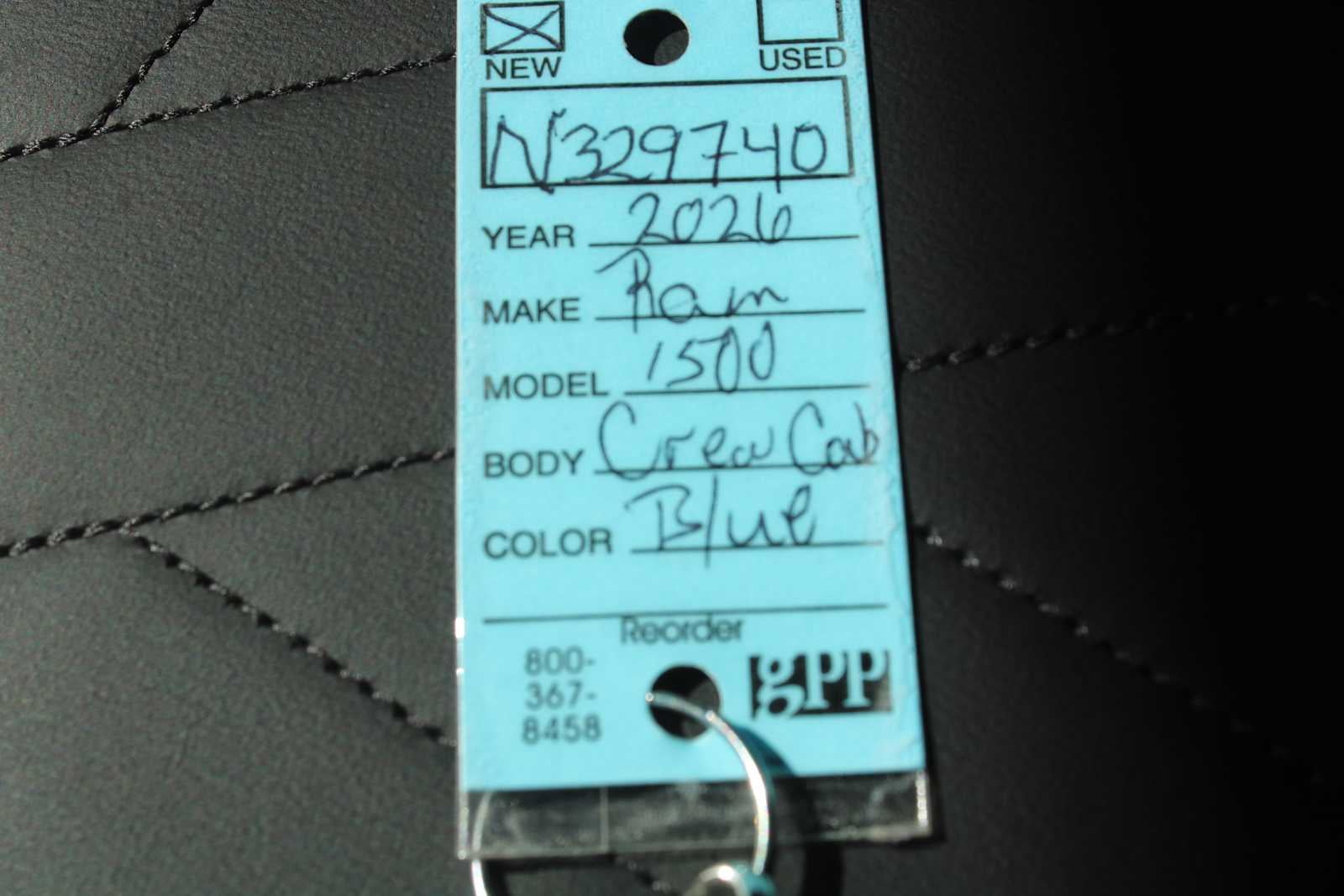 2026 RAM Ram 1500 RAM 1500 TUNGSTEN CREW CAB 4X4