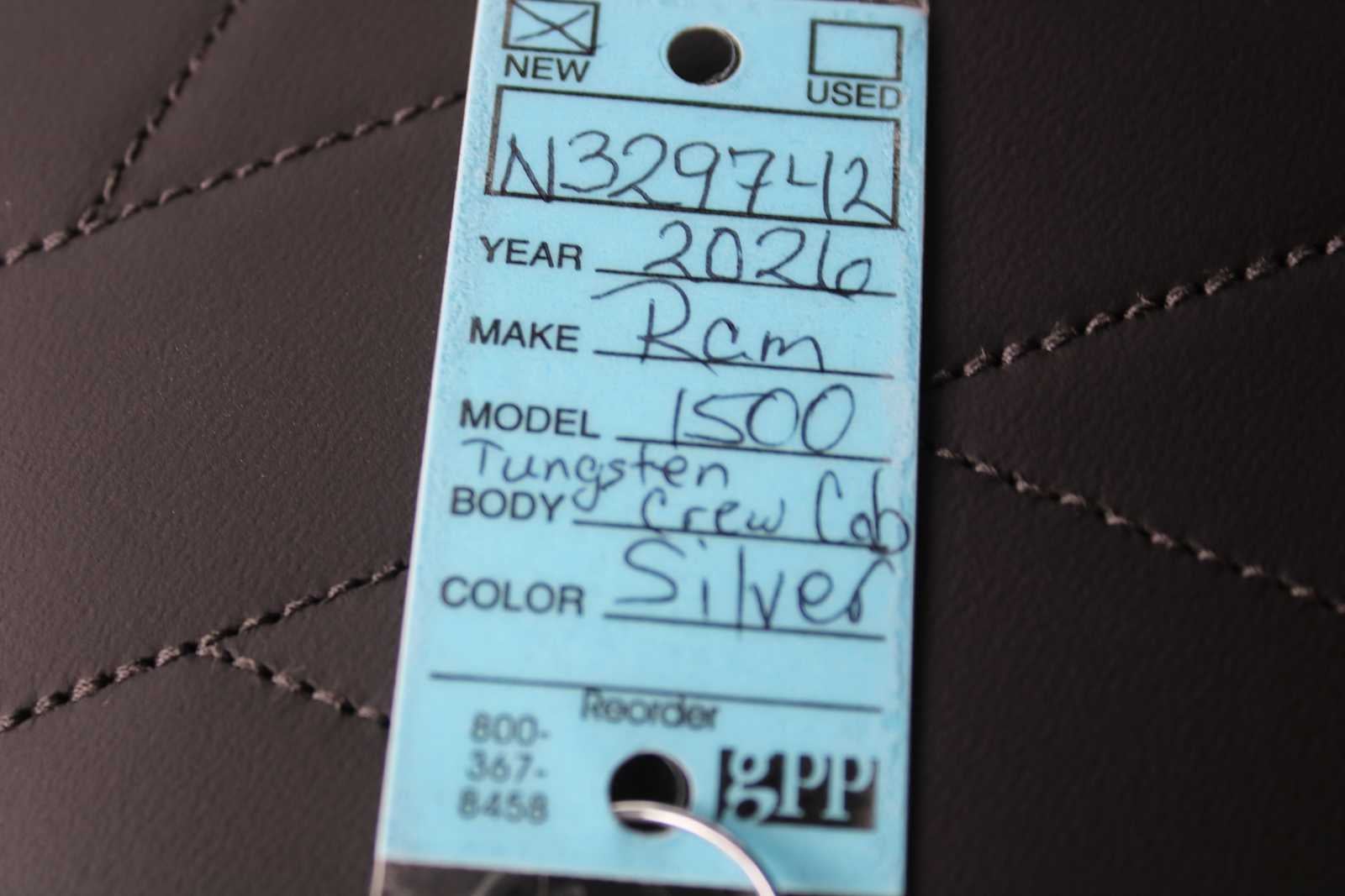 2026 RAM Ram 1500 RAM 1500 TUNGSTEN CREW CAB 4X4