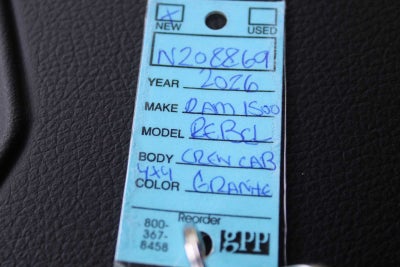 2026 RAM Ram 1500 RAM 1500 REBEL CREW CAB 4X4 5'7' BOX