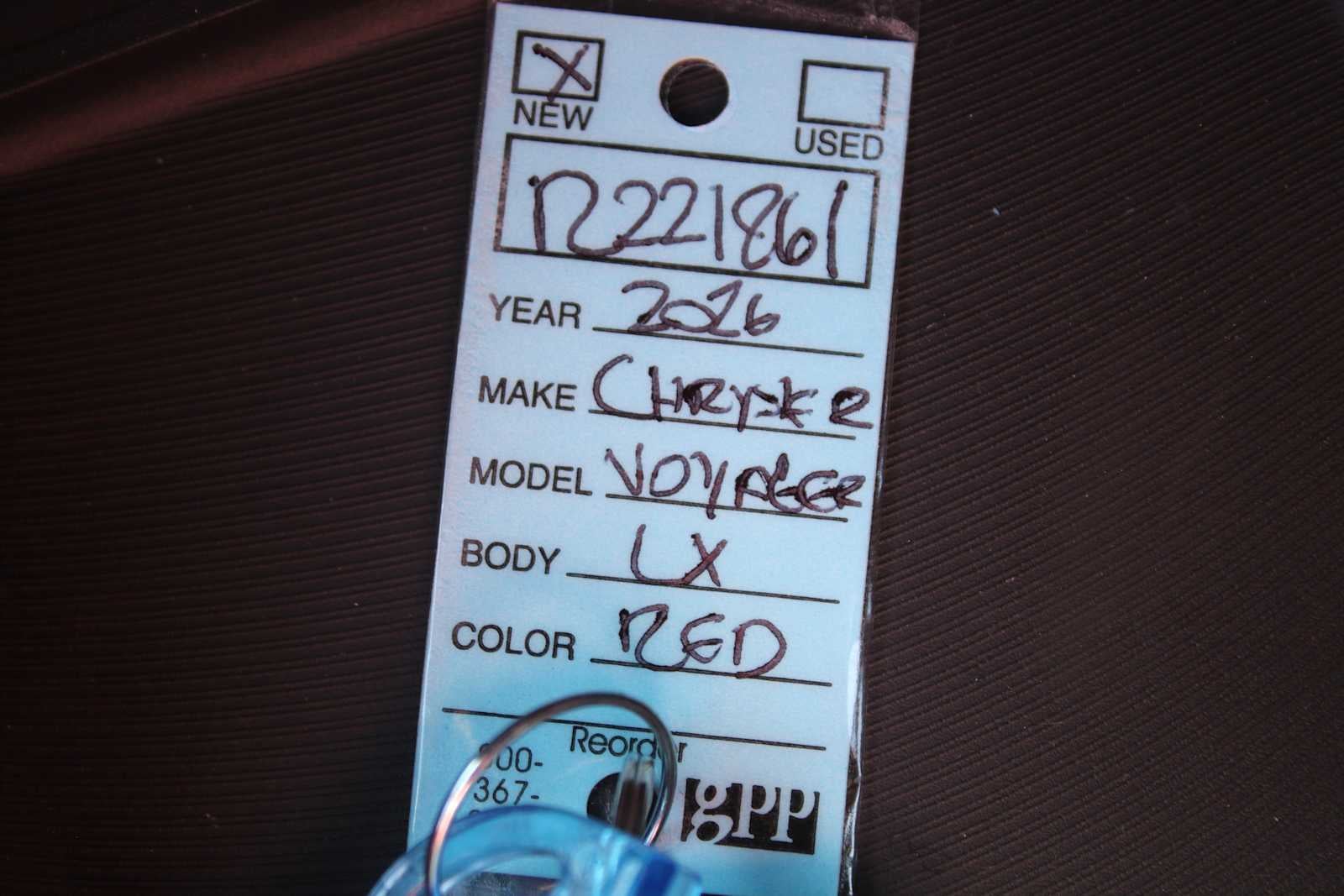 2026 Chrysler Voyager VOYAGER LX