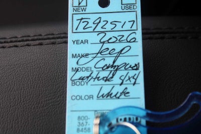 2026 Jeep Compass Latitude Altitude