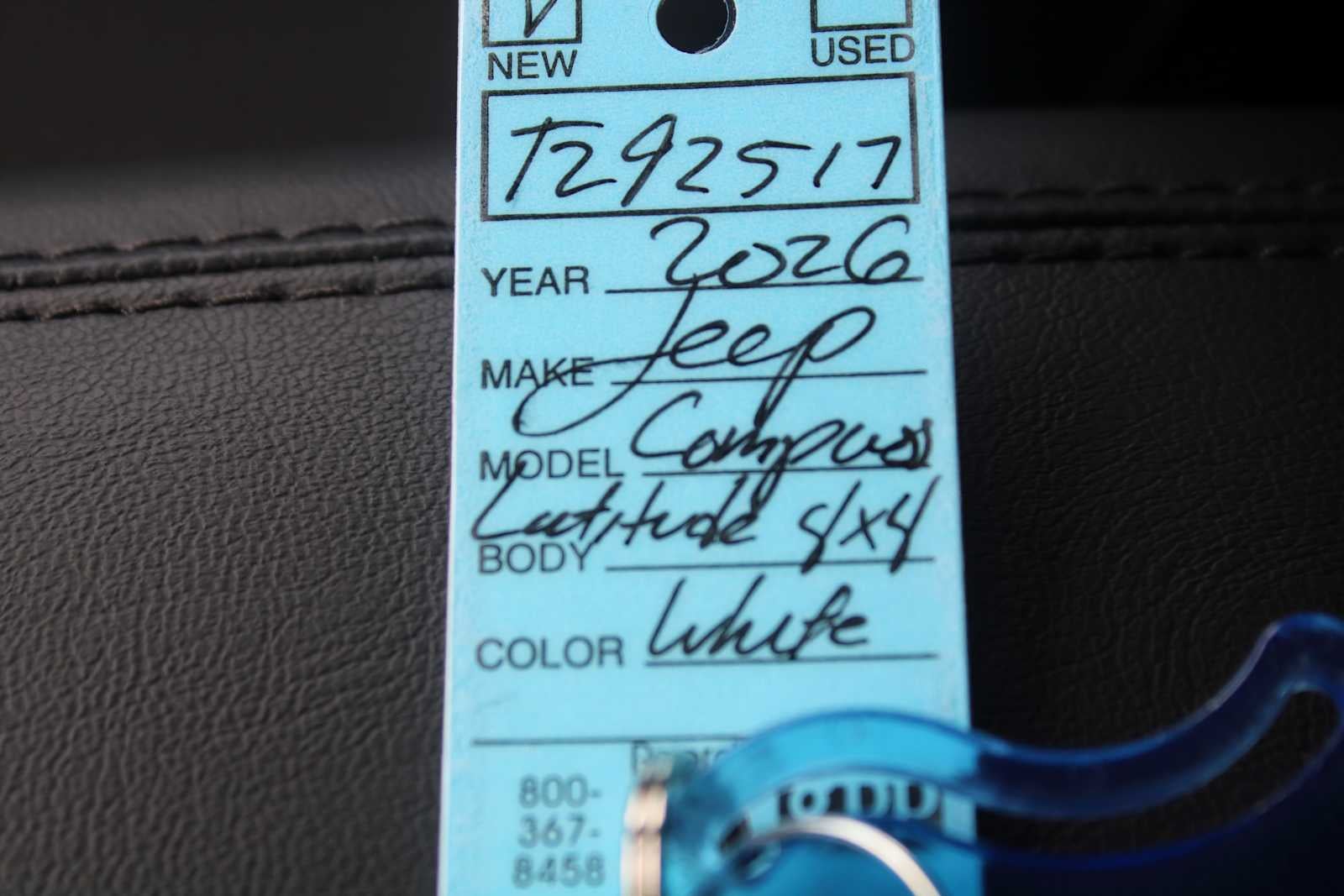 2026 Jeep Compass Latitude Altitude