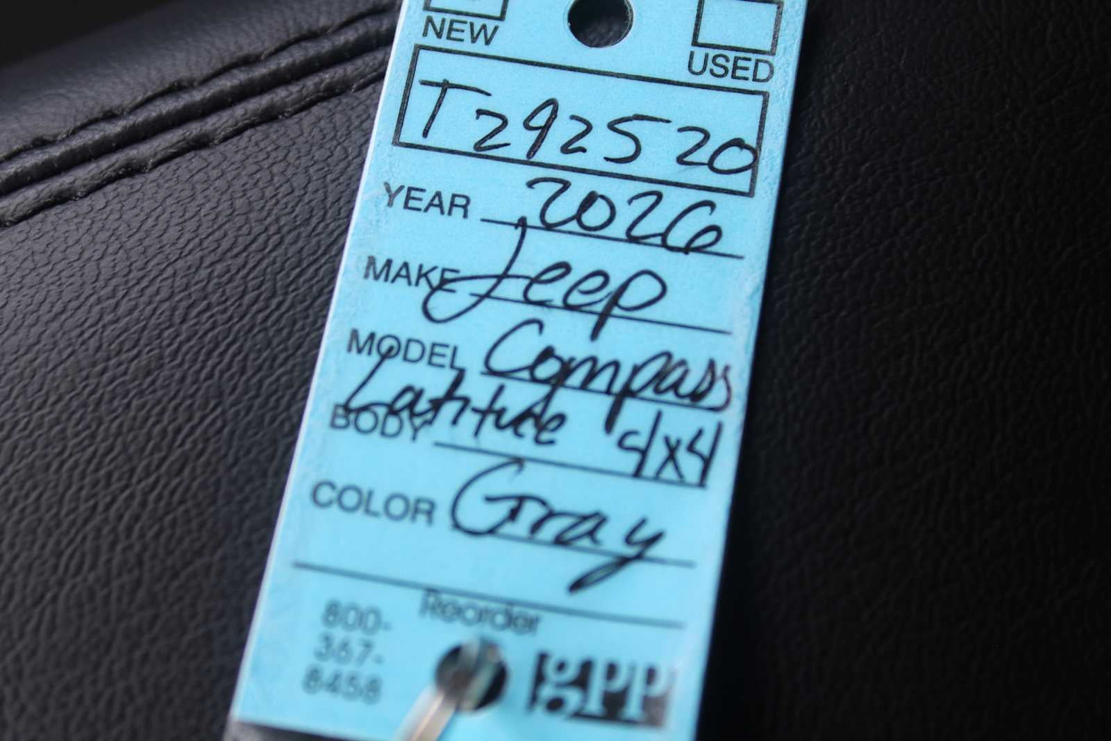 2026 Jeep Compass Latitude Altitude