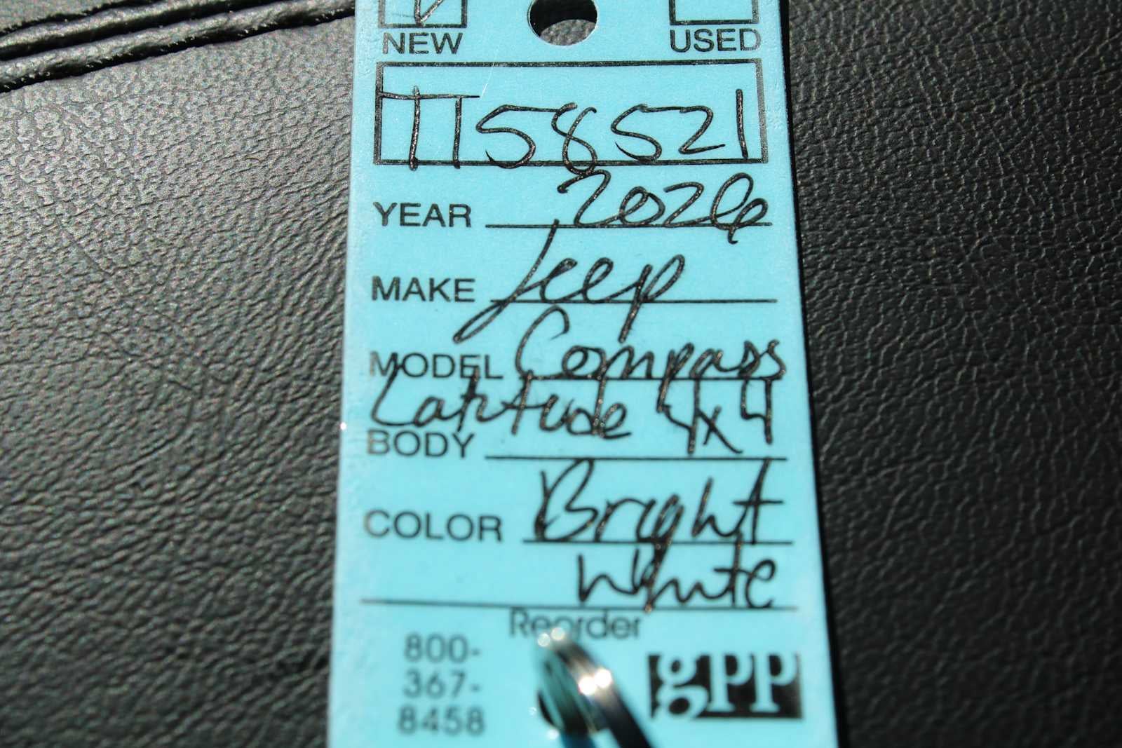 2026 Jeep Compass COMPASS LATITUDE ALTITUDE 4X4