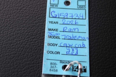 2026 RAM Ram 3500 RAM 3500 TRADESMAN CREW CAB 4X4 6'4' BOX