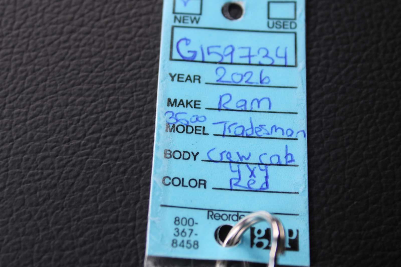 2026 RAM Ram 3500 RAM 3500 TRADESMAN CREW CAB 4X4 6'4' BOX