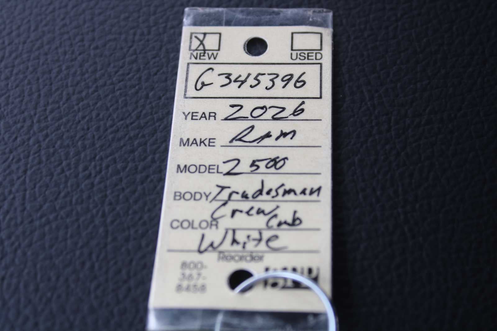 2026 RAM 2500 Black Express