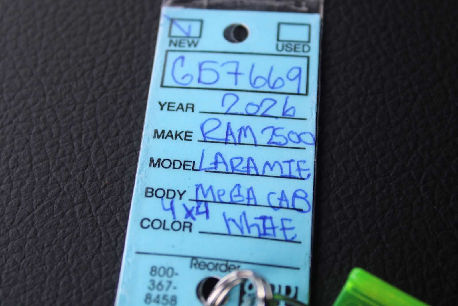 2026 RAM Ram 2500 RAM 2500 LARAMIE MEGA CAB 4X4 6'4' BOX