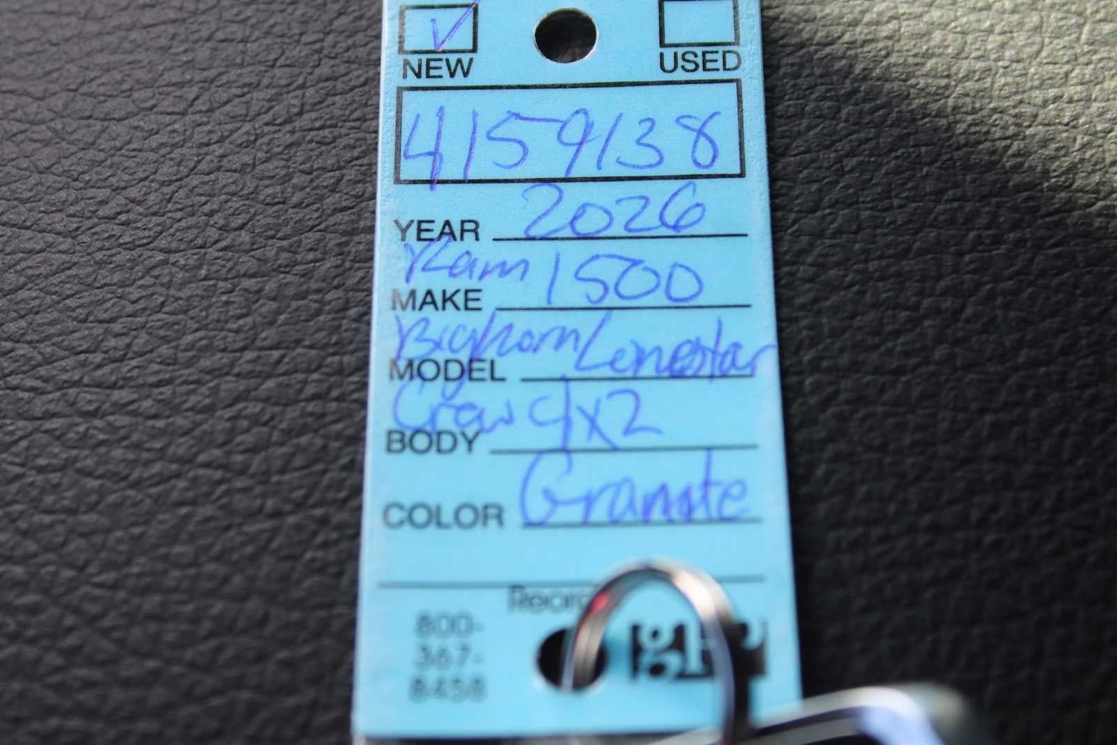 2026 RAM Ram 1500 RAM 1500 BIG HORN CREW CAB 4X2 5'7' BOX