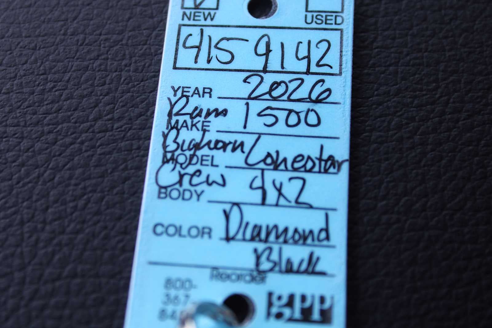 2026 RAM Ram 1500 RAM 1500 BIG HORN CREW CAB 4X2 5'7' BOX