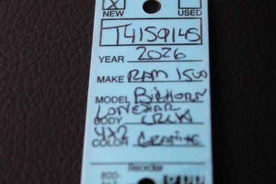 2026 RAM Ram 1500 RAM 1500 BIG HORN CREW CAB 4X2 5'7' BOX