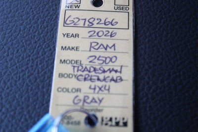 2026 RAM 2500 Tradesman