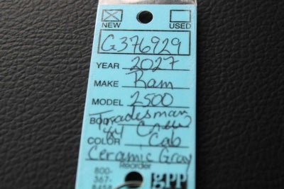 2027 RAM 2500 Black Express