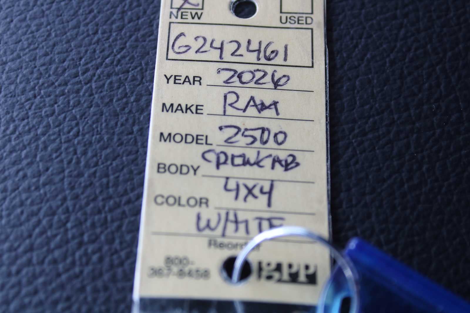 2026 RAM Ram 2500 RAM 2500 TRADESMAN CREW CAB 4X4 6'4' BOX